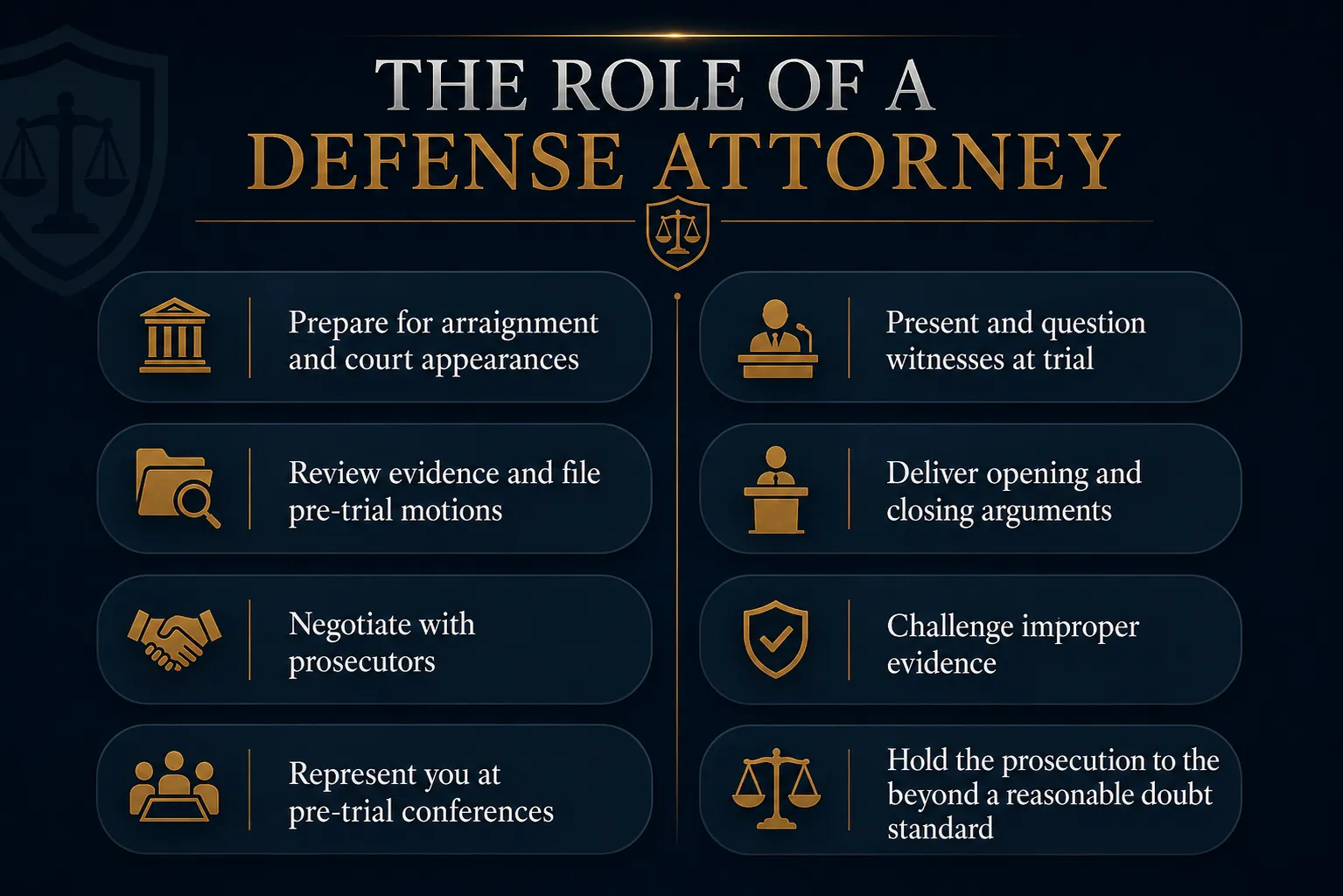 the role of a defense attorney